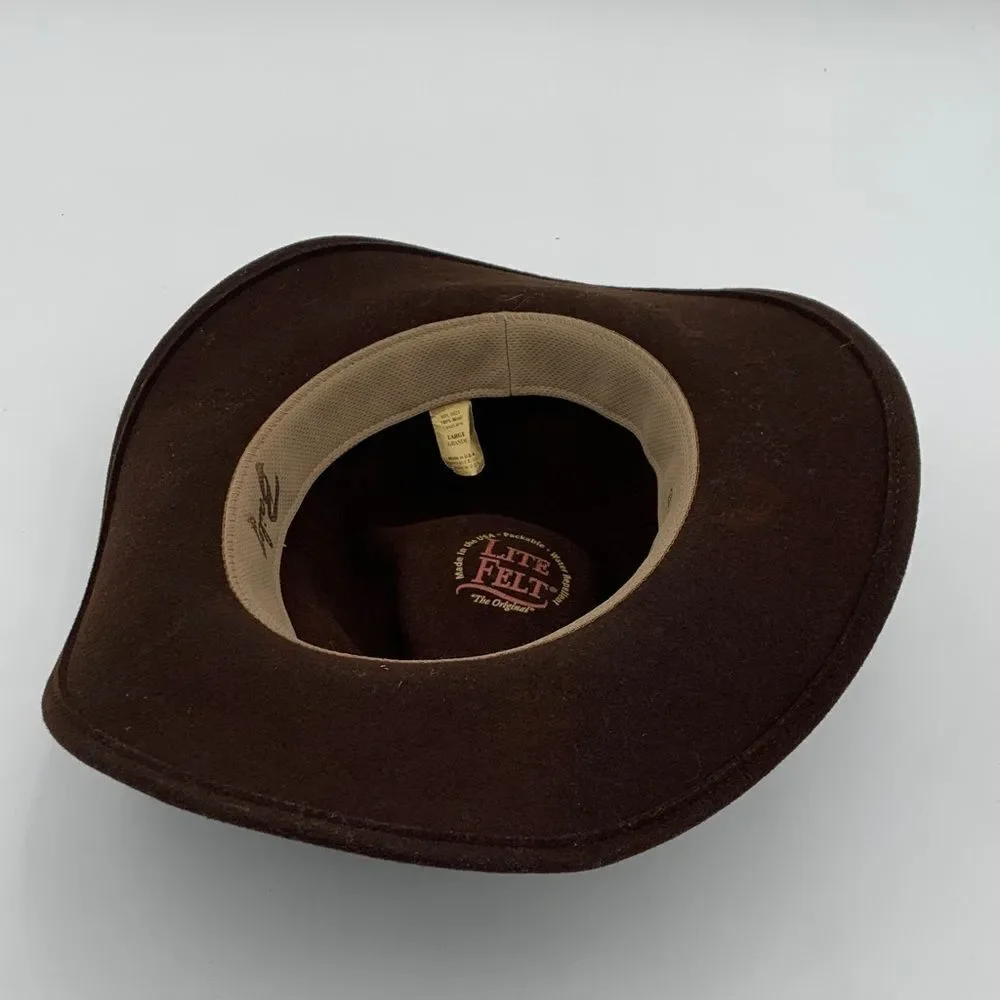 Bailey of Hollywood Firehole Brown LiteFelt® Wool Cowboy Hat USA